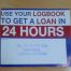 I give money on logbook for cars, buses,matatus,Lorries Tractors etc