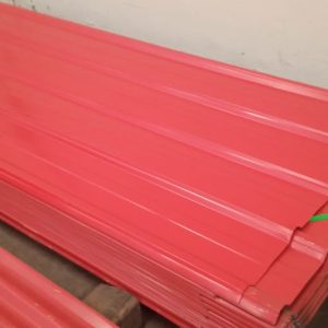 Box profile roofing sheets