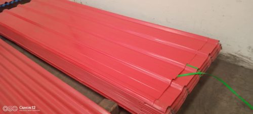 Box profile roofing sheets