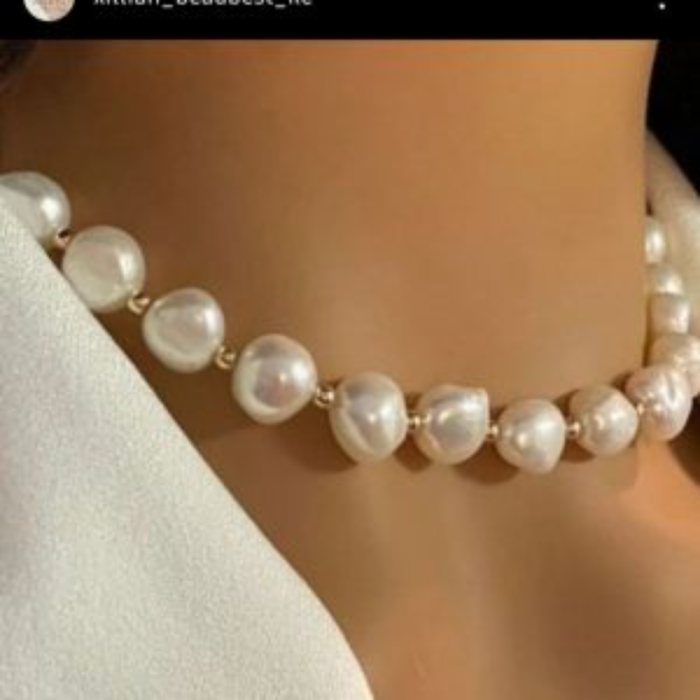 Buy a stunning Pearl Beaded Necklace for sale online in Kenya at Business2Commerce