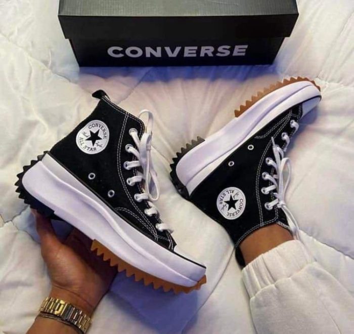 Black and white Converse shoes sneakers for sale in Nairobi, Kenya at Business2Commerce