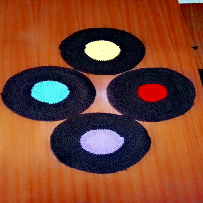 Crotchet mats for plates are available for sale at Business2Commerce in Nairobi, Kenya.