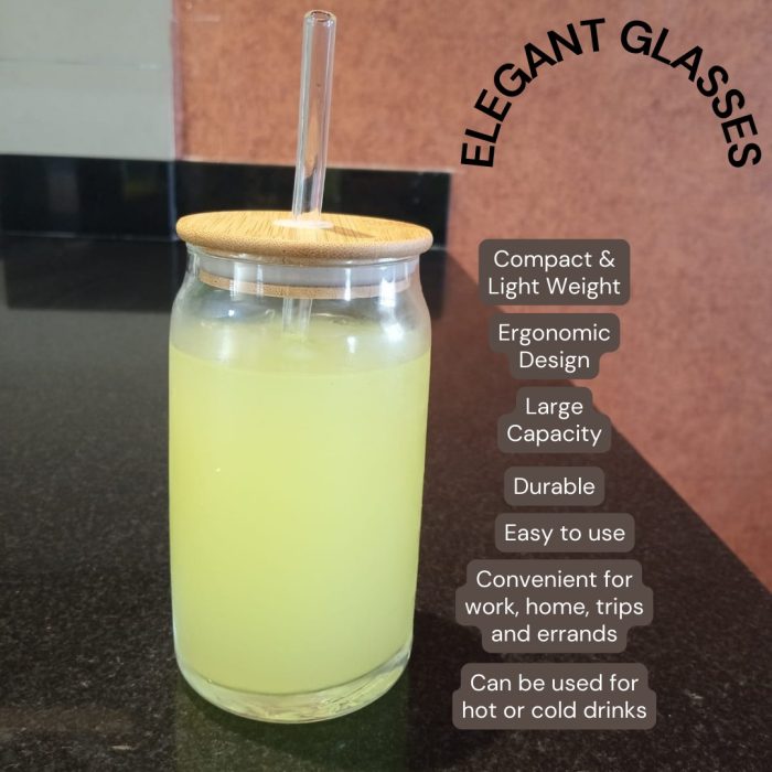 Glass Jar for Sale: Large Capacity, Durable, Easy to Use for Hot and Cold Water