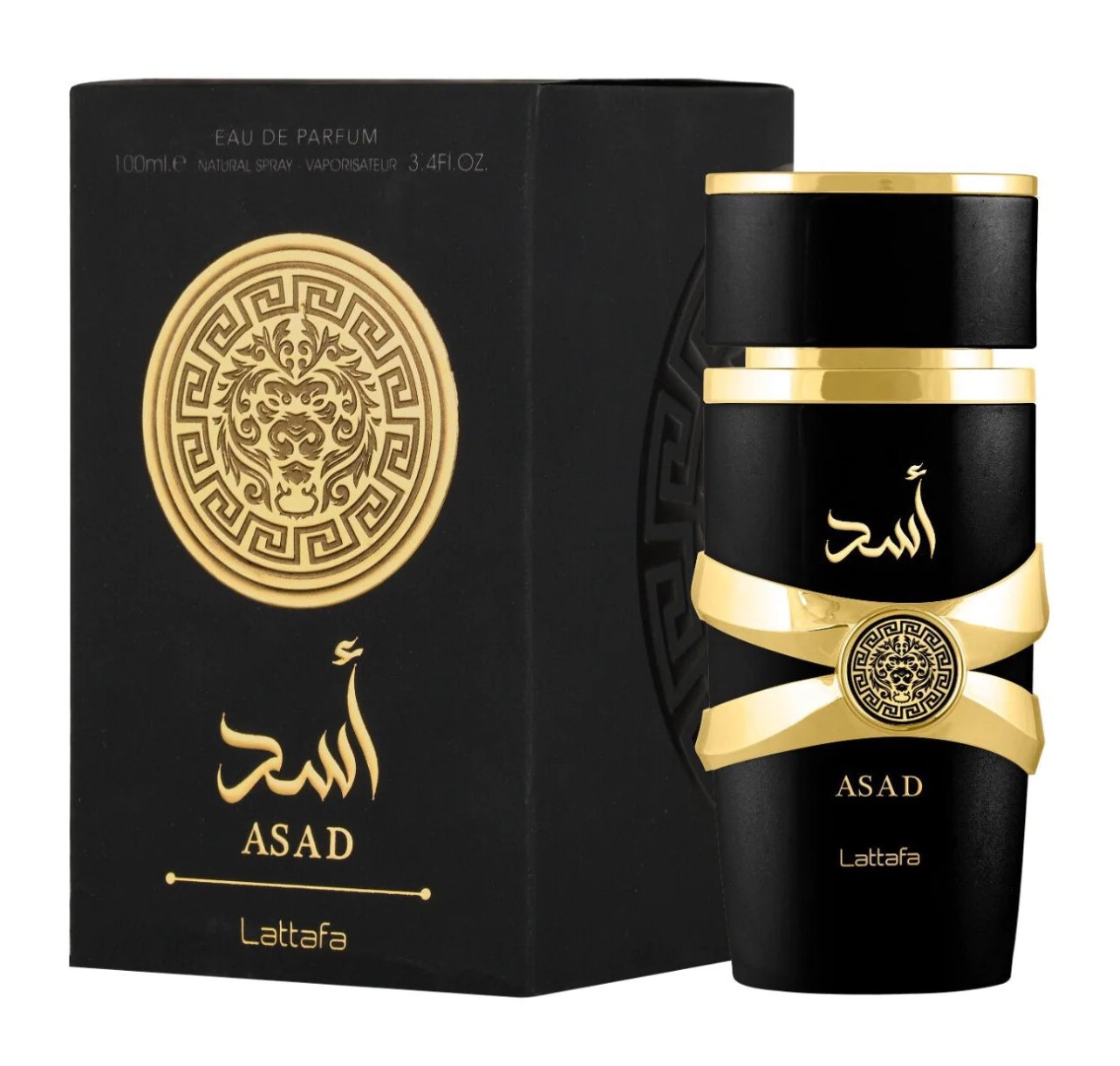 Top: Black Pepper, Pineapple, Tobacco Heart: Coffee, Iris, Patchouli Base: Amber, Vanilla, Dry Woods, Benzoin, Labdanum Asad by Lattafa Perfumes is a Amber fragrance for men. Asad was launched in 2021. Top notes are Black Pepper, Tobacco and Pineapple; middle notes are Patchouli, Coffee and Iris; base notes are Vanilla, Amber, Dry Wood, Benzoin and Labdanum.