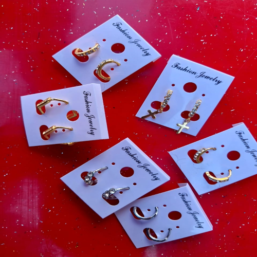 Exquisite Gold and Silver Earrings Available at Business2Commerce in Nairobi, Kenya! Discover Glamorous Accessories for Every Occasion
